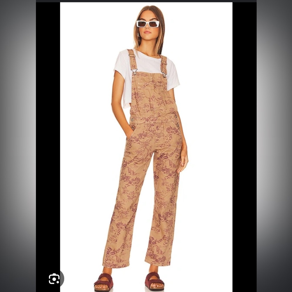 Free People Ziggy Toile Overalls